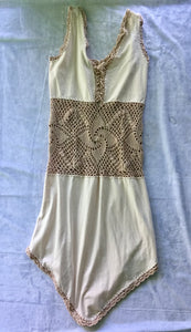 Organic Cotton Crochet Midriff Dress