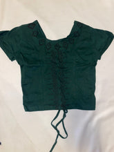 Load image into Gallery viewer, Cotton Block Print Crop Top