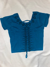 Load image into Gallery viewer, Cotton Block Print Crop Top