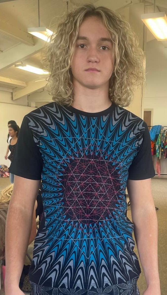 Mens Trippy Sacred Geometry T-Shirt