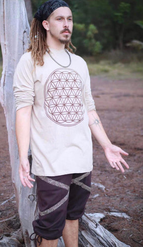 Men's Flower of Life Long Sleeve Shirt