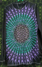 Load image into Gallery viewer, Men&#39;s Hooded Mandala Long Sleeve Shirt