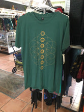 Load image into Gallery viewer, Mens Flower of Life and Chakras T-Shirt