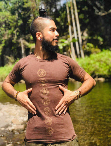 Men's Hemp/Cotton Chakra T-Shirt