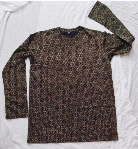 Men's Long Sleeve Sacred Geometry Star Shirt