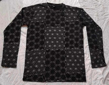 Load image into Gallery viewer, Men&#39;s Beehive Sacred Geometry Long Sleeve Shirt