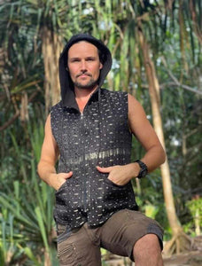 Men's Silk Hoodie Vest