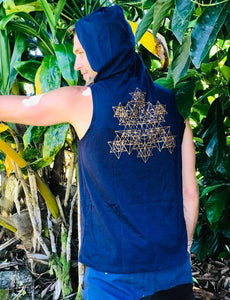 Men's Organic Cotton Sacred Geometry Hoodie