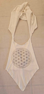 Hooded Flower of Life Tank Top