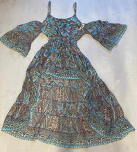 Load image into Gallery viewer, Off-the-Shoulder Floral Cottage Dress