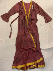 Long Silk Wrap Dress