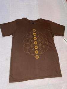 Men's Flower of Life and Chakra T-Shirt