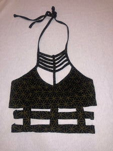 Strappy Flower of Life Crop Top