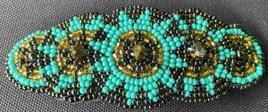 Beaded Mayan Hair Clip