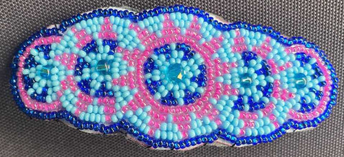 Beaded Mayan Hair Clip