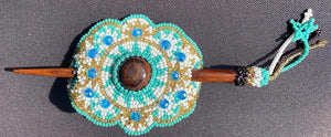 Beaded Tribal Hair Pin