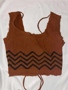Choli Blockprint Top