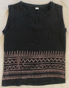 Men's Block Print Tank Top