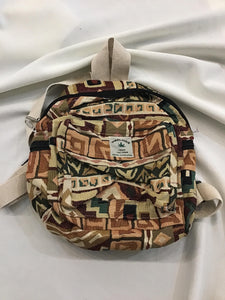 Small Hemp Woven Backpack