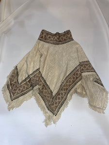 Blockprint Hemp/Cotton Hankerchief Skirt