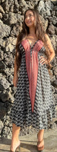 Load image into Gallery viewer, Patterned Silk Slip Dress