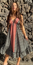 Load image into Gallery viewer, Patterned Silk Slip Dress