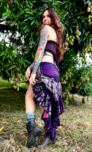 Silk Sari Bustle Skirt