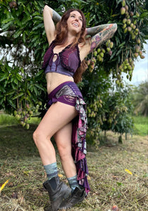 Silk Sari Bustle Skirt