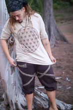 Load image into Gallery viewer, Men&#39;s Long Brown Shorts with Shipibo Trim