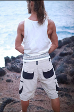 Load image into Gallery viewer, Men&#39;s Cotton Aum Cargo Shorts
