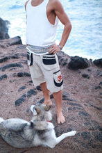 Load image into Gallery viewer, Men&#39;s Cotton Aum Cargo Shorts