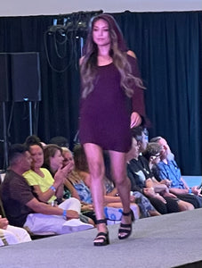 Hooded Long Sleeve Mini Dress