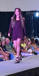 Hooded Long Sleeve Mini Dress