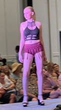 Load image into Gallery viewer, Macrame Printed Booty Shorts
