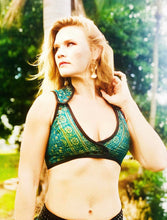 Load image into Gallery viewer, Indian Silk Snap Crop Top Vest
