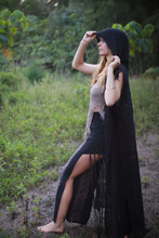 Load image into Gallery viewer, Long Slit Skirt with Tribal Block Print