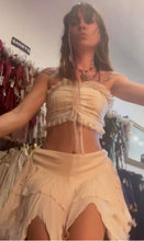 Load image into Gallery viewer, Tie-Back Corset Tube Top