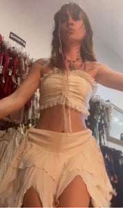 Tie-Back Corset Tube Top