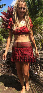 Silk Sari Peasant Top