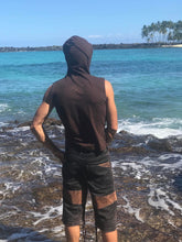 Load image into Gallery viewer, Mens Sacred Geometry Vest with Elvin Hood