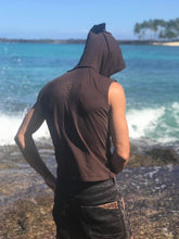 Load image into Gallery viewer, Mens Sacred Geometry Vest with Elvin Hood