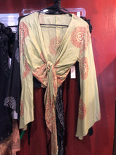 Load image into Gallery viewer, Om Crop Wrap Top