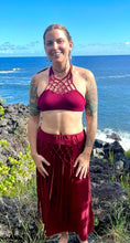 Load image into Gallery viewer, Long Macrame Slit Skirt