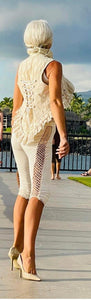 Ruffled Lacy Vest