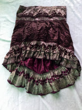 Load image into Gallery viewer, Indian Silk Short Cinched Skirt