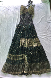 Full Length Indian Silk Sari Dress