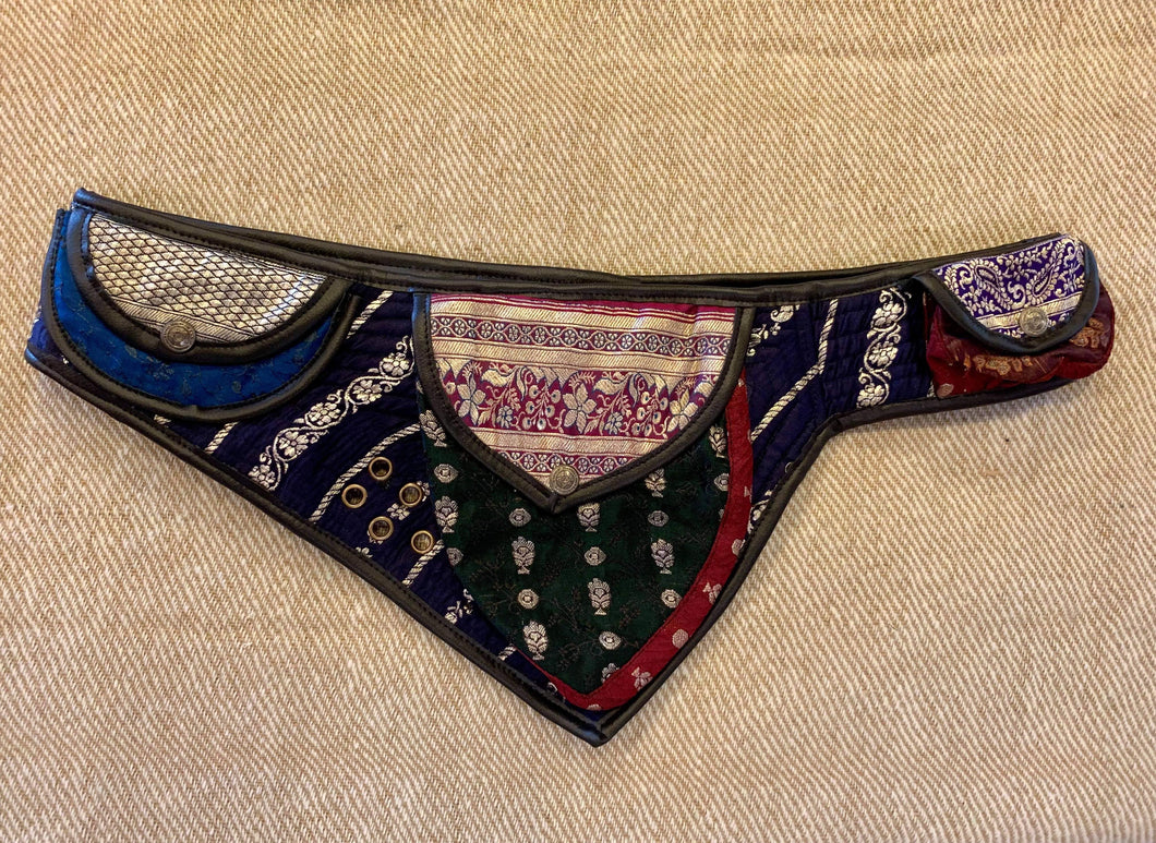 Indian Silk Utility Belt 3 Triangle Pocket