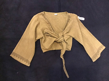 Load image into Gallery viewer, Hooded Block Print Wrap Jacket