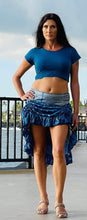 Load image into Gallery viewer, Indian Silk Sari Gypsy Skirt