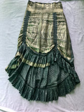 Load image into Gallery viewer, Indian Silk Sari Gypsy Skirt